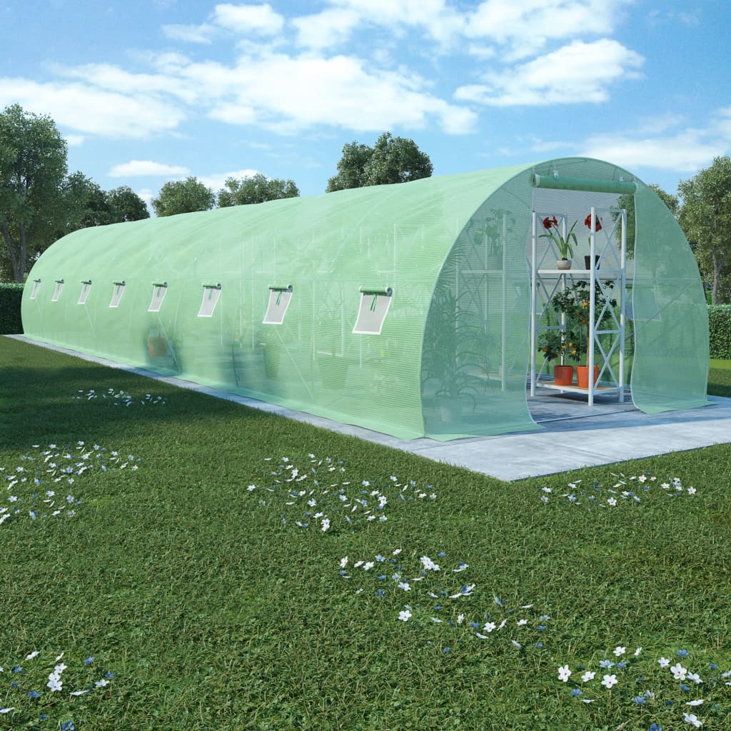 vidaXL Greenhouse Outdoor Grow House Green House for Plant Growing Gardening