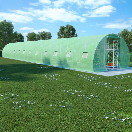vidaXL Greenhouse Outdoor Grow House Green House for Plant Growing Gardening